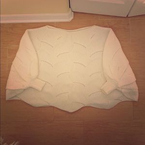 Vici Collection Cream wing sweater